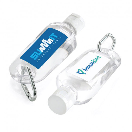 Carabiner Hand Sanitisers 60mL Double
